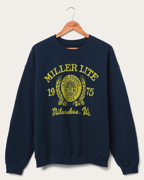 Miller lite clearance crew neck sweatshirt