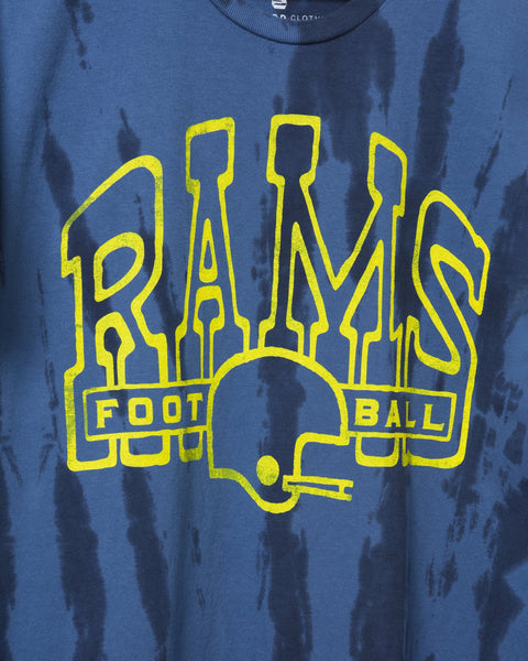 Nfl Los Angeles Rams Junior Short Sleeve Tie-dye Fashion Crop T