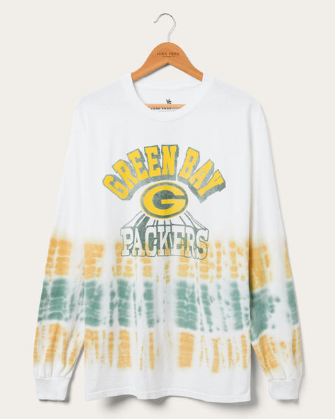 NFL Green Bay Packers Tie Dye Long Sleeve Flea Market Tee