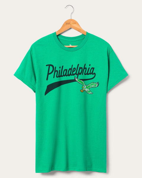 Junk Food Philadelphia Eagles Sunset Women's Vintage Tee