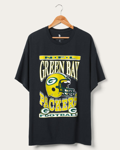 Junk Food clothing x NFL - green Bay Packers - Team Helmet - Short