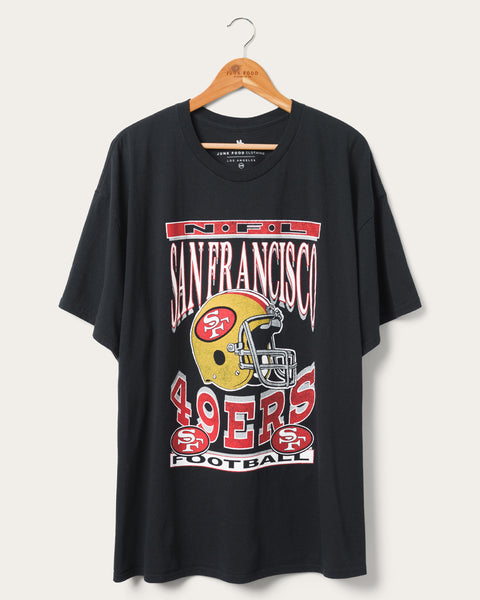 Buy NFL SAN FRANCISCO 49ERS LOGO OVERSIZED T-SHIRT for N/A 0.0 on !