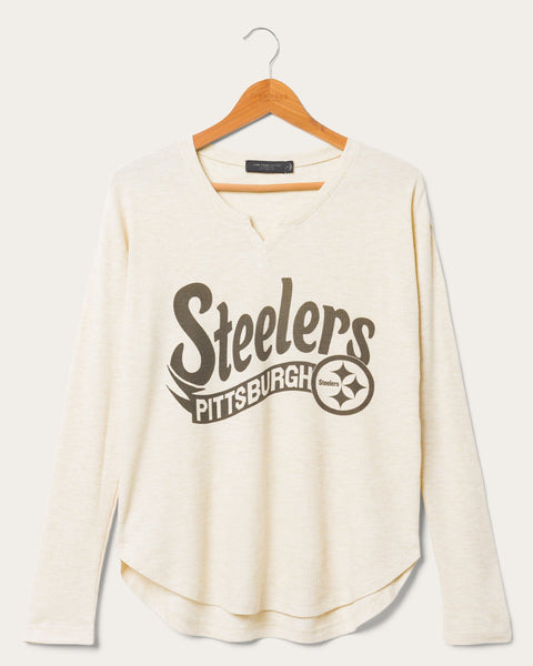 Pittsburgh Steelers Long Sleeve Split Angle Tee – Refried Apparel