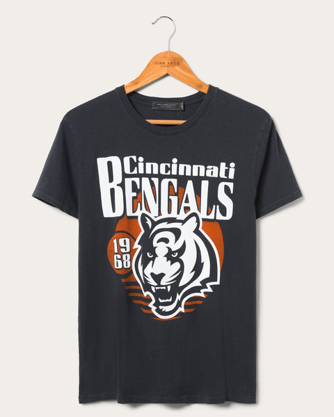 Cincinnati Bengals White Bengal  Retro Cincinnati Bengals T-Shirt