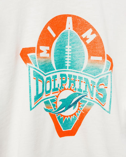 Miami Dolphins NFL Womens Cropped Team Crewneck