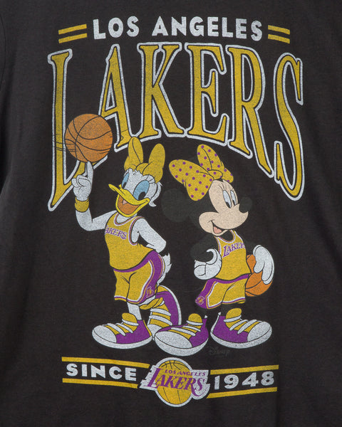 NBA Los Angeles Lakers Mickey Mouse Disney Basketball Women's T-Shirt