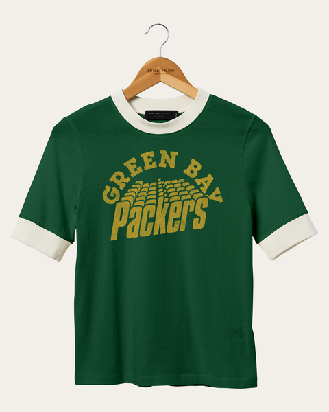 Disc Women's NFL Green Bay Packers Tee T-Shirt by Junk Food* Size: XX-Large Gray