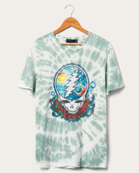 Junkfood Grateful Dead Band T-Shirt - One Size - Orange , Women's