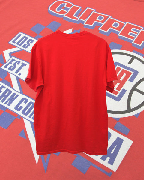 NBA Los Angeles Clippers Logo T-Shirt by Junk Food* Size: XX-Large Red