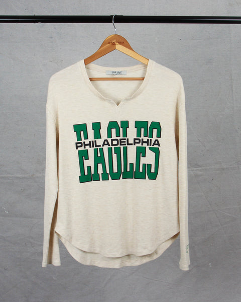 Philadelphia Eagles Long Sleeve Raglan, Junk Food Clothing