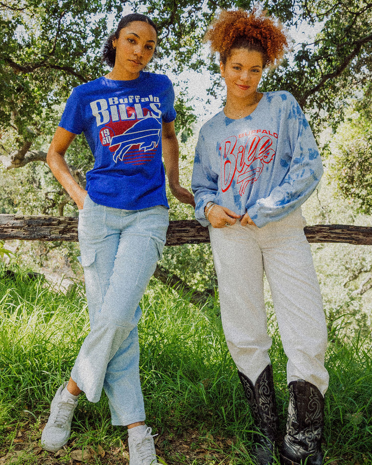 Women's Buffalo Bills Sunset Vintage Tee