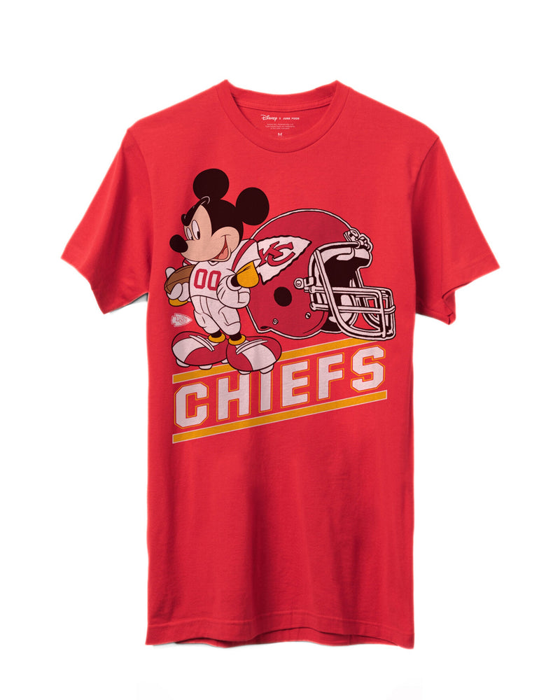 Chiefs Disney Mickey Came to Play Fan Tee