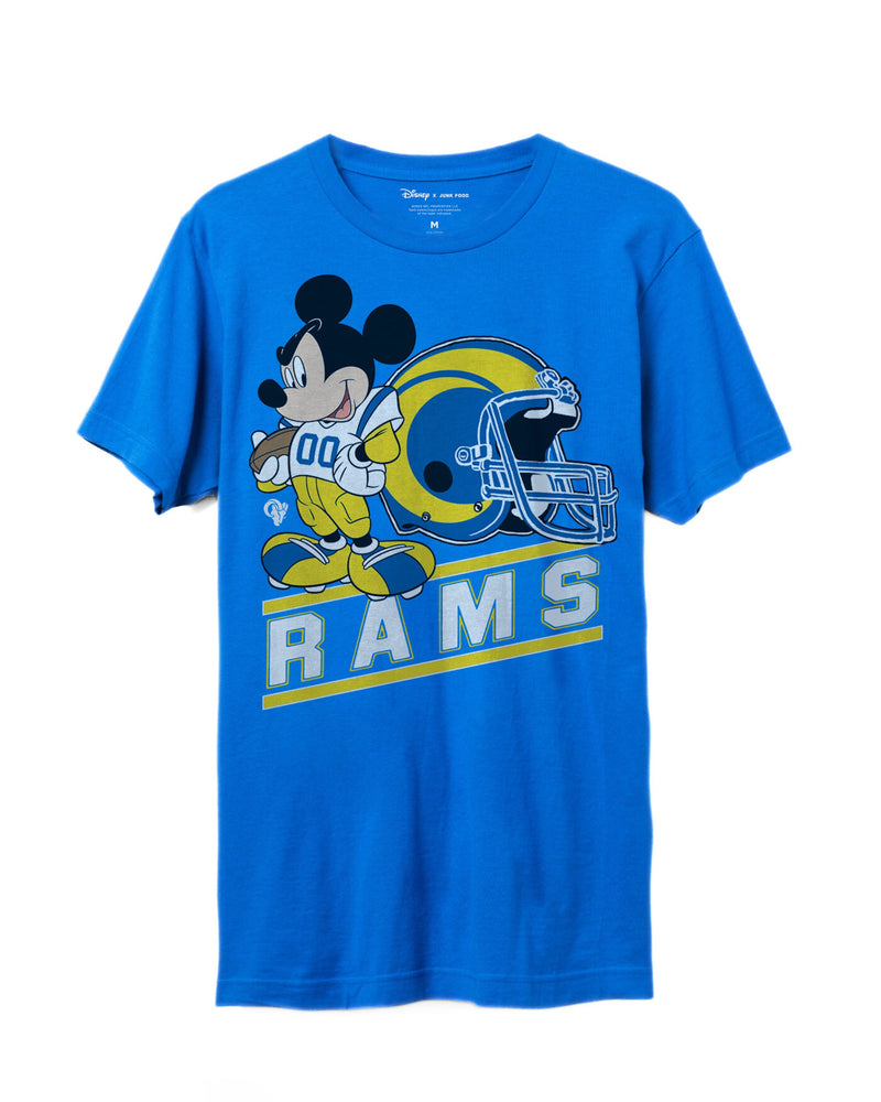 Rams Disney Mickey Came to Play Fan Tee