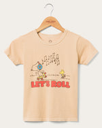 Kids Snoopy Let's Roll Tee