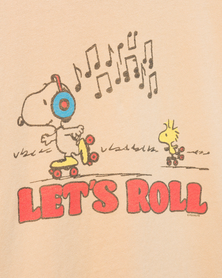 Kids Snoopy Let's Roll Tee