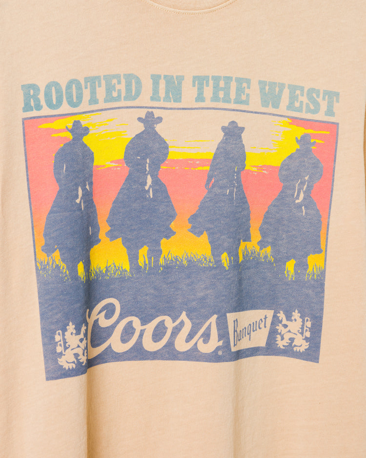 Coors Rooted in the West Vintage Tee
