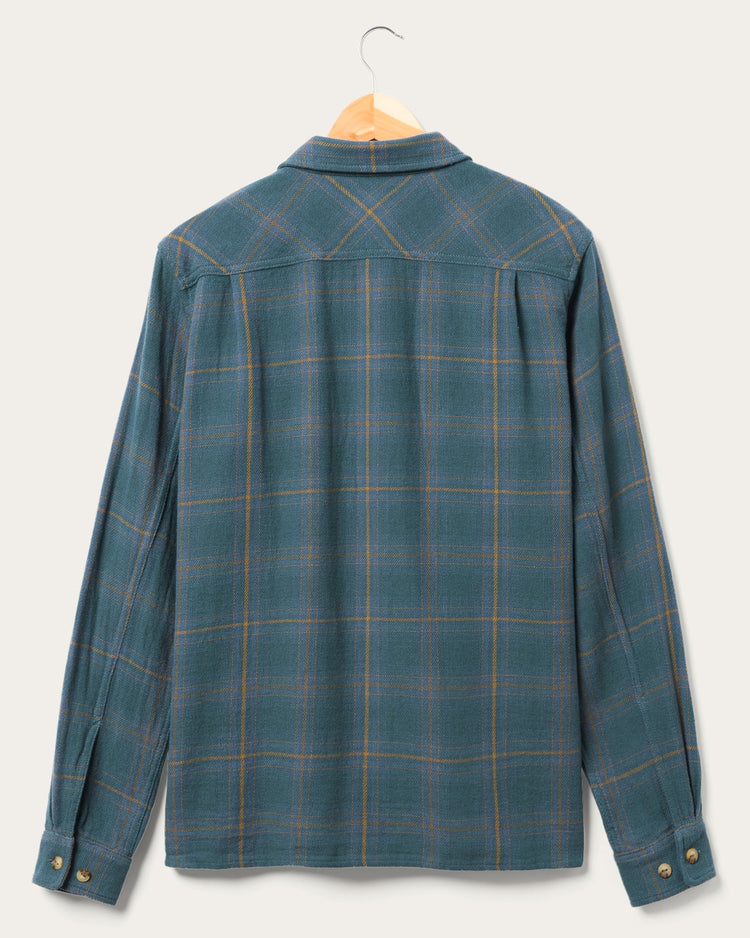 Men's Twill Plaid Boxy Shirt