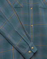 Men's Twill Plaid Boxy Shirt