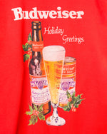 Budweiser Holiday Greetings Flea Market Fleece