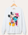 Mickey and Minnie Kiss Flea Market Fleece