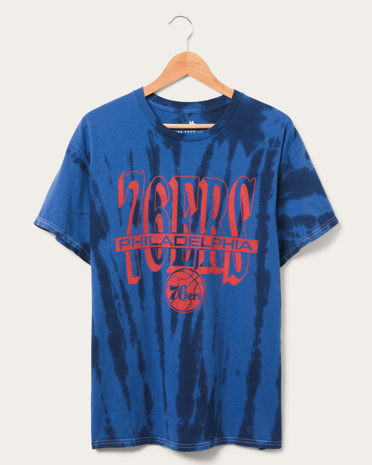 76ers Tie Dye Short Sleeve Tee