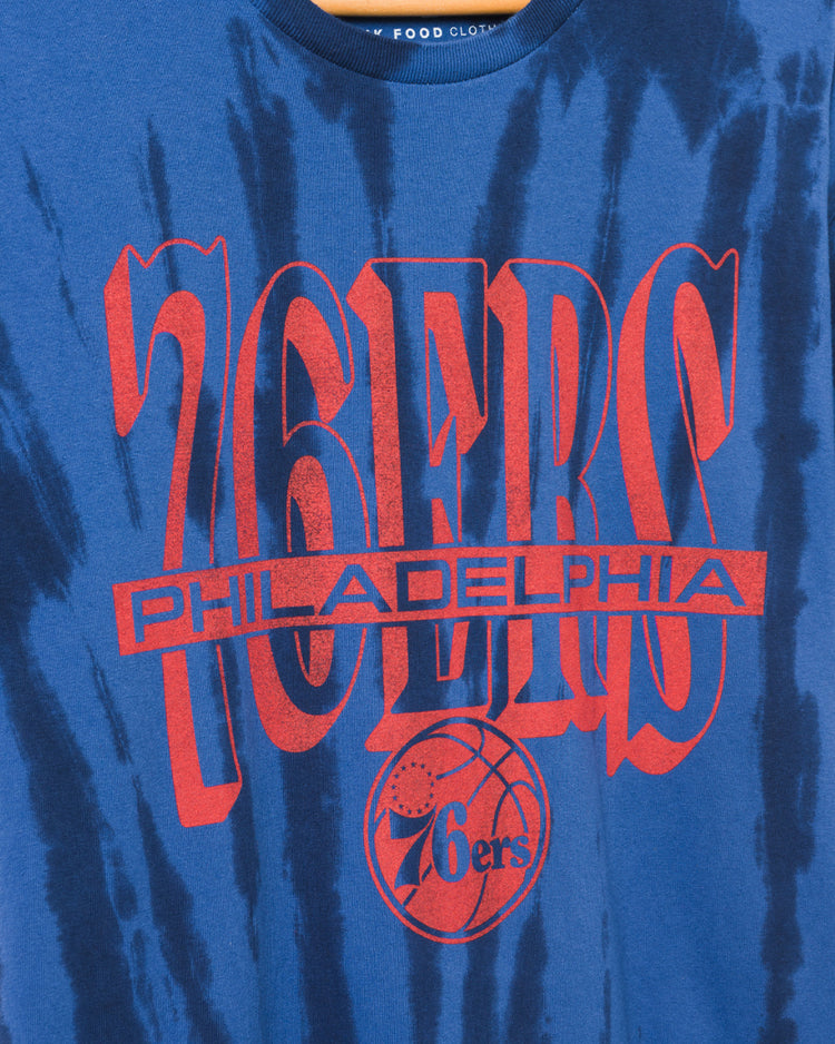 76ers Tie Dye Short Sleeve Tee