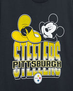 Pittsburgh Steelers Mickey Kick Back Tee