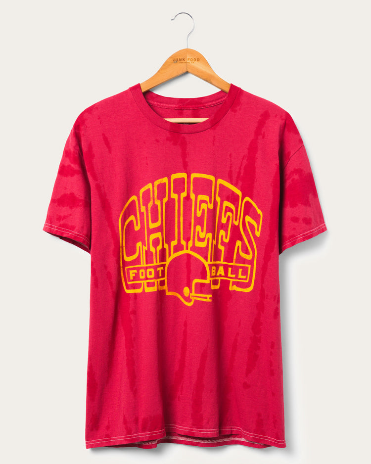 Kansas City Chiefs Tie Dye Short Sleeve Tee