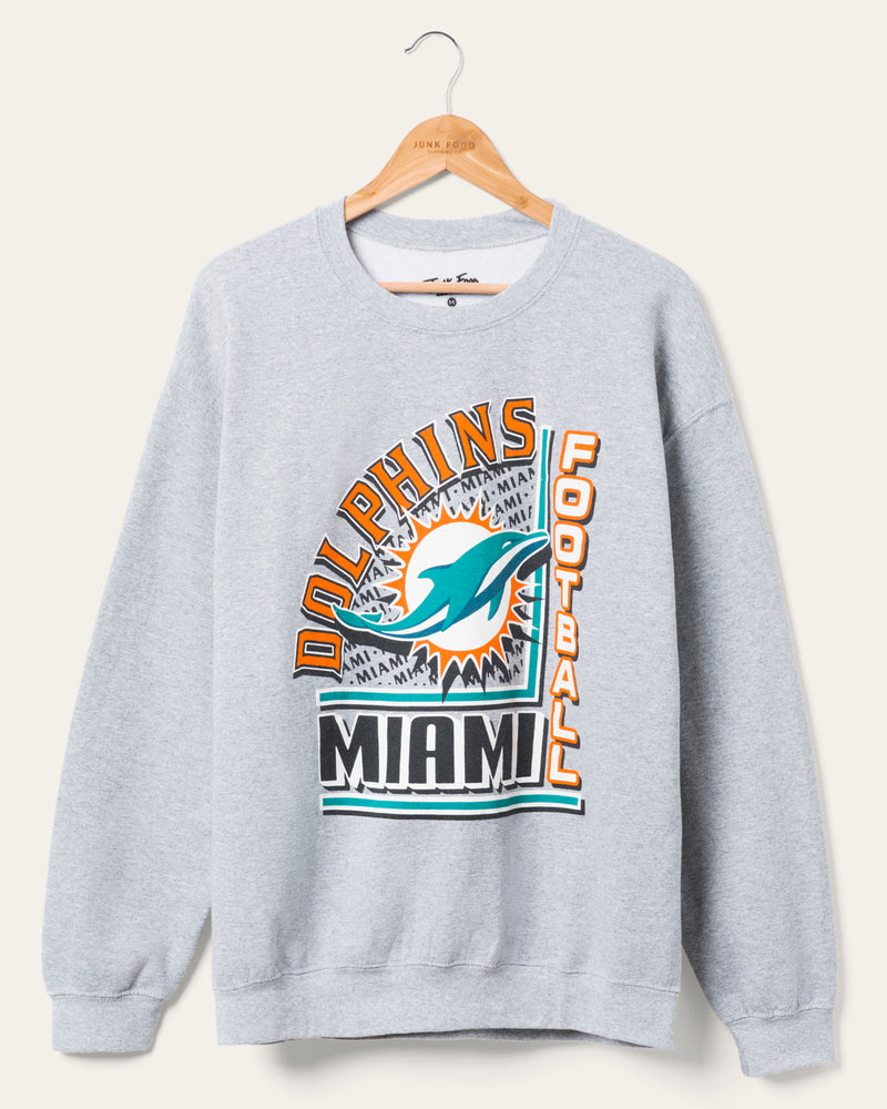 Miami Dolphins Backfield Crew Fleece