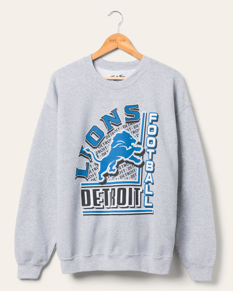 Detroit Lions Backfield Crew Fleece