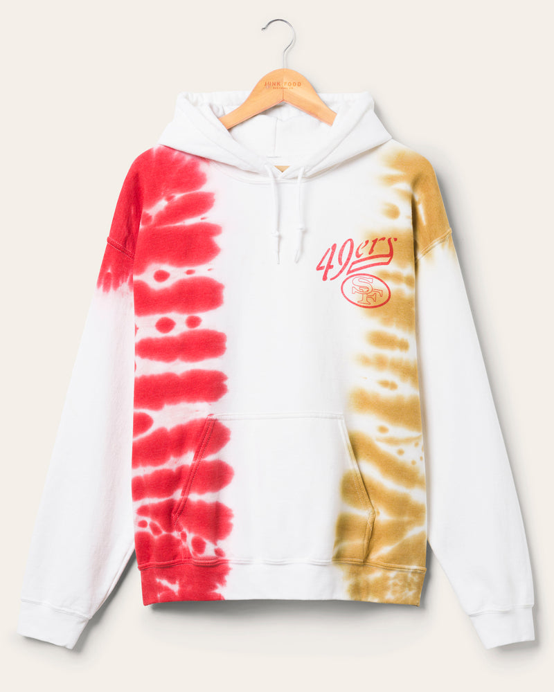 San Francisco 49ers Stitch Tie Dye Hoodie