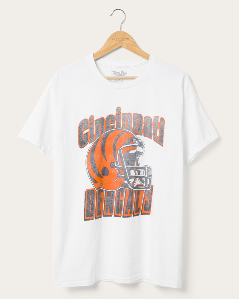 Cincinnati Bengals Throwback Helmet Flea Market Tee