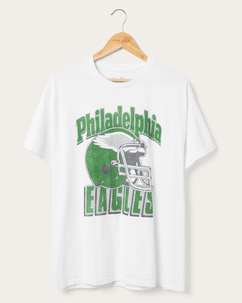 Philadelphia Eagles Throwback Helmet Flea Market Tee