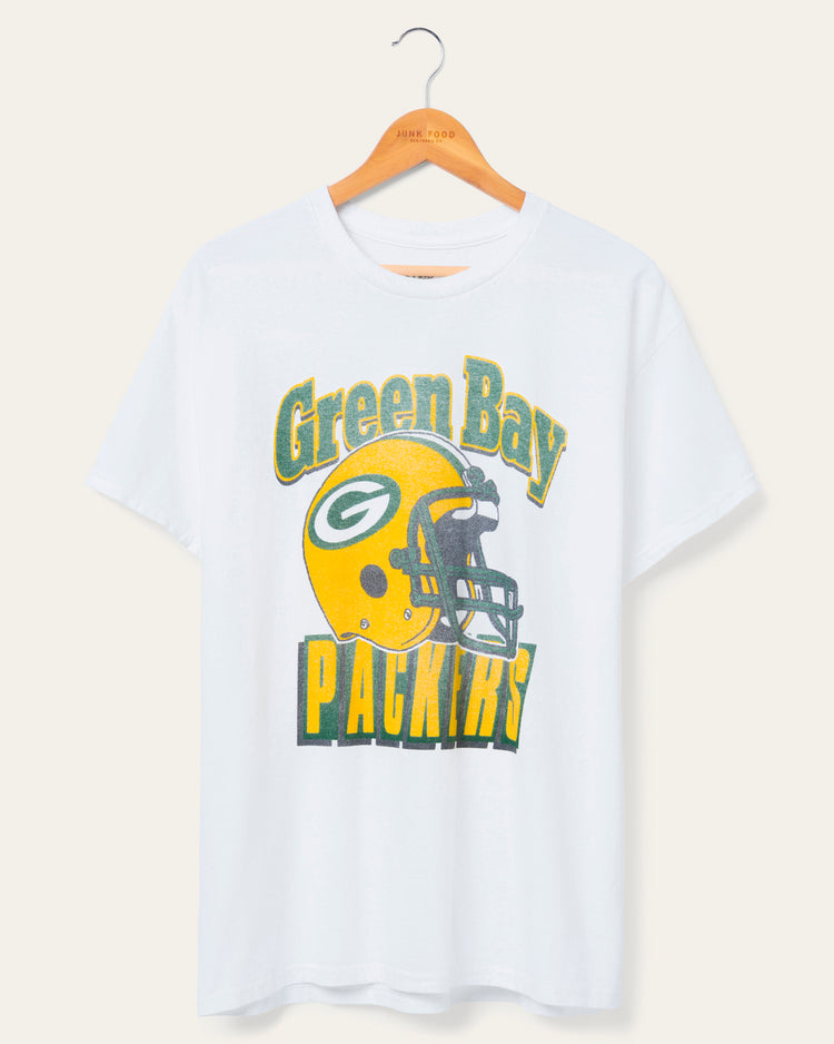 Green Bay Packers Throwback Helmet Flea Market Tee