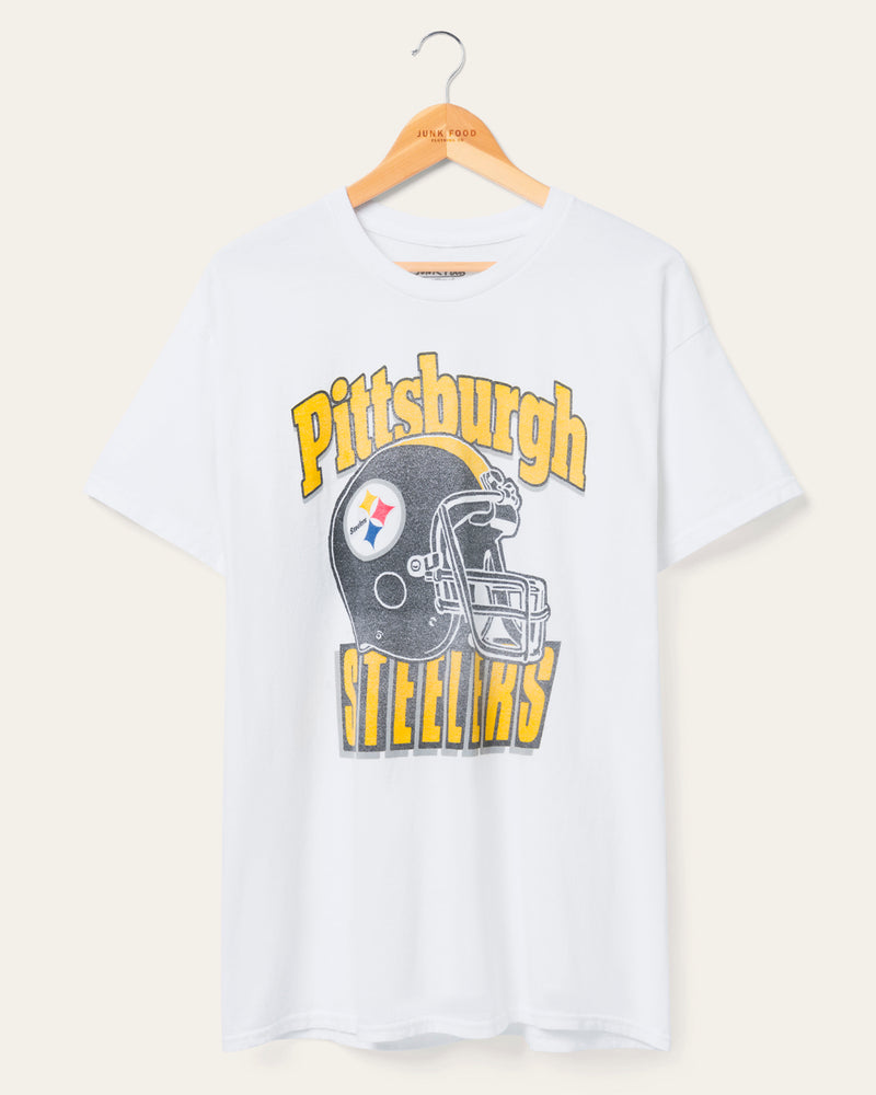 Pittsburgh Steelers Throwback Helmet Flea Market Tee