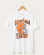 Cleveland Browns Throwback Helmet Flea Market Tee