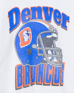 Denver Broncos Throwback Helmet Flea Market Tee