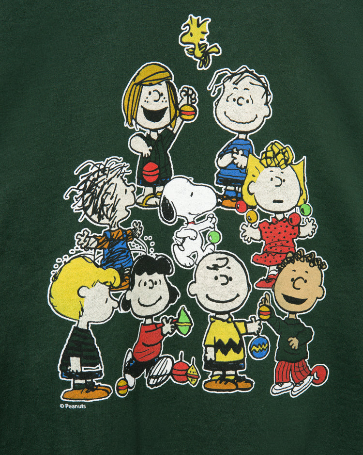 Peanuts Xmas Ornament Flea Market Fleece