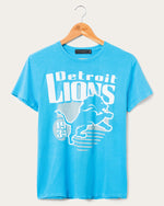 Women's Detroit Lions Sunset Vintage Tee