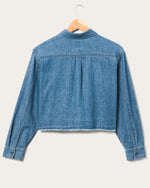 Women's Hemp Denim Crop Shirt