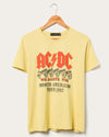 Women's AC/DC North American Tour 1982 Vintage Tee