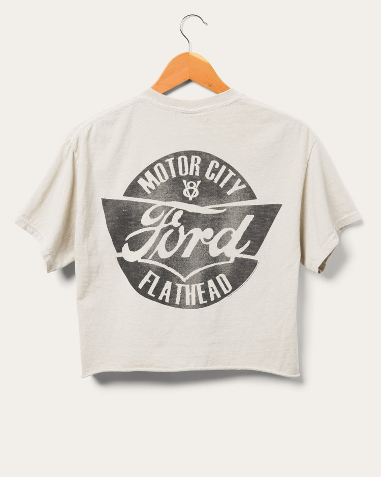 Women's Ford Pocket Flea Market Crop Tee