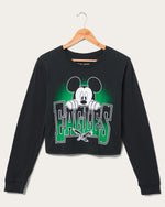 Women's Philadelphia Eagles Mickey Hang on Crop Long Sleeve