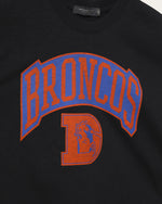 Women's Denver Broncos Blitz Mock Neck Crop Tee