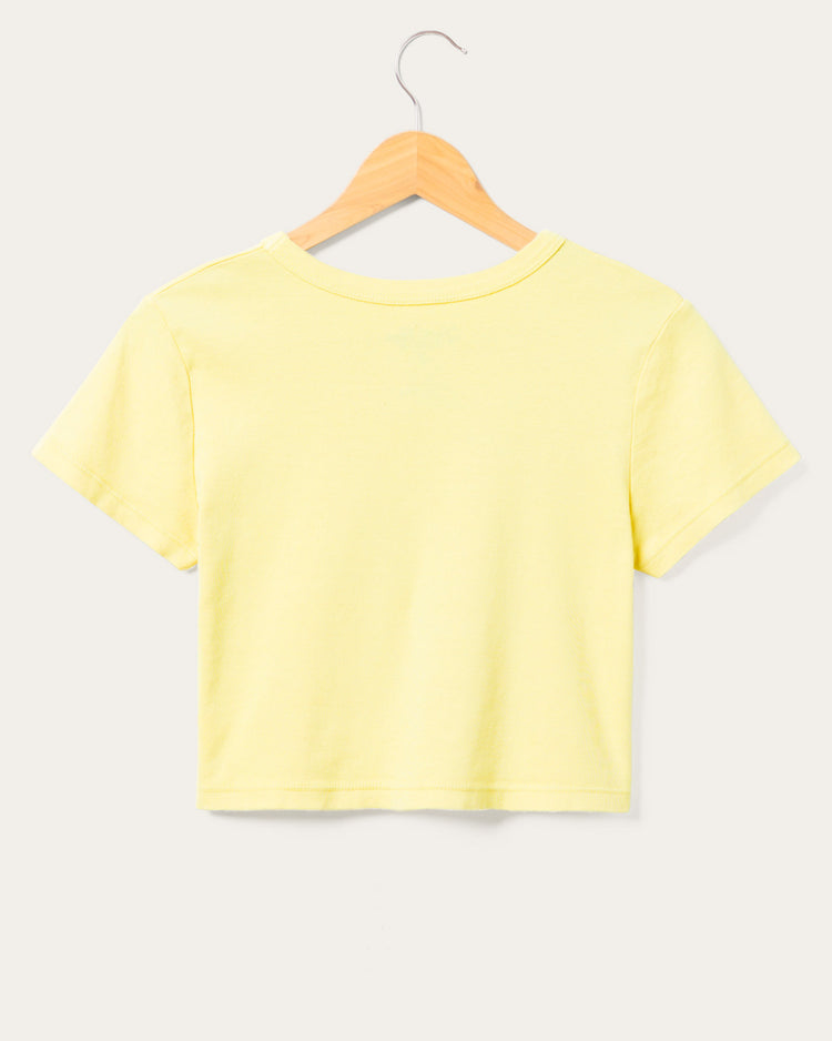 Women's The Rolling Stones Glitter Baby Tee