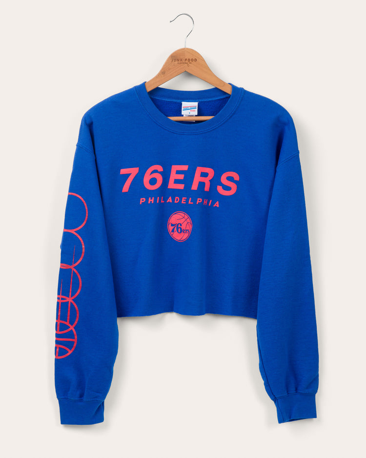 Women's Philadelphia 76ers Cropped Fleece