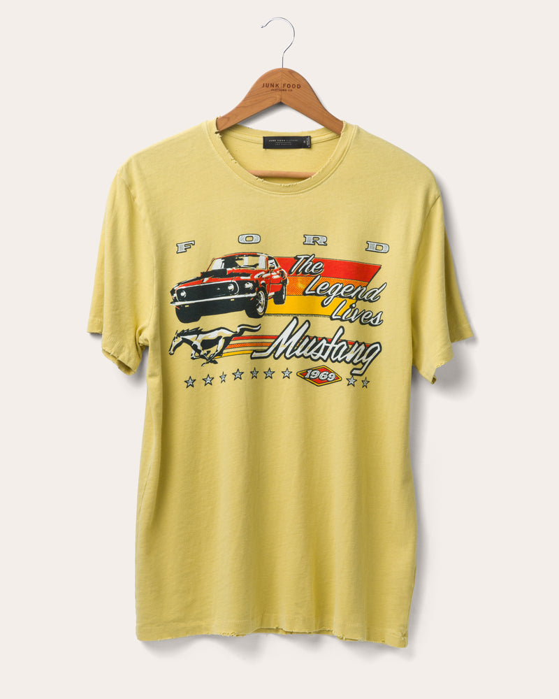 Mustang The Legend Lives Vintage Tee