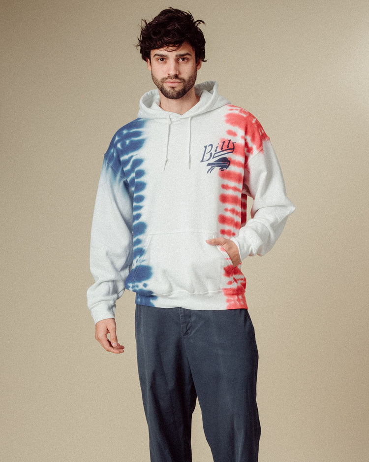 Buffalo Bills Stitch Tie Dye Hoodie