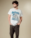 Detroit Lions Throwback Helmet Flea Market Tee