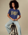 Women's Los Angeles Rams Dual Threat Mock Neck Crop Tee